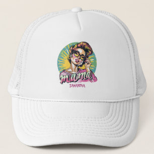 Sombrero de camionero retro Mama pop personalizado