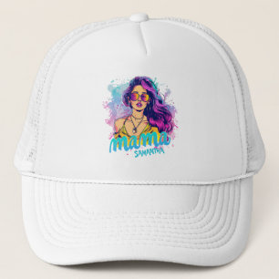 Sombrero de camionero retro Mama pop personalizado