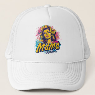 Sombrero de camionero retro Mama pop personalizado