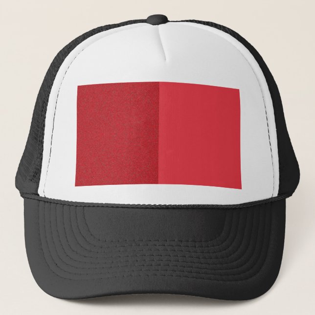 Sombrero de camionero rojo de tomate personalizado (Anverso)