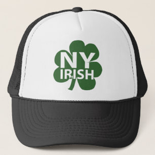Sombrero de camionero Shamrock irlandés de Nueva Y