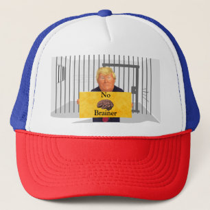 Sombrero de camionero sin cerebro de Trump