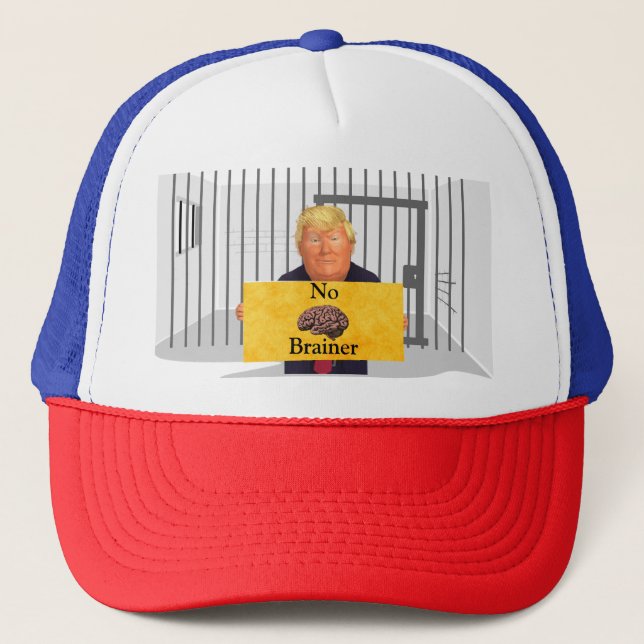 Sombrero de camionero sin cerebro de Trump (Anverso)