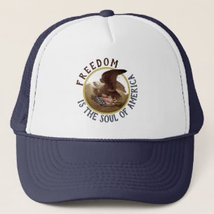 Sombrero de camionero Soul of America (águila)