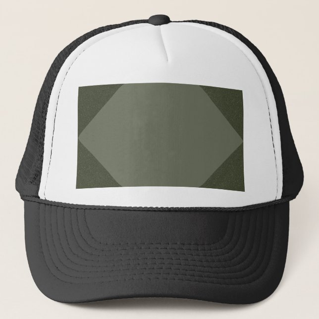 Sombrero de camionero verde personalizado Moss (Anverso)