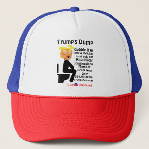 Sombrero de camionero volcado de Trump