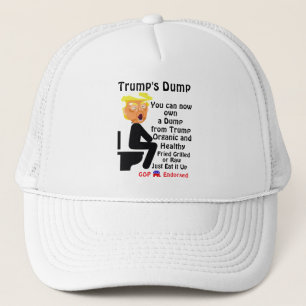 Sombrero de camionero volcado de Trump