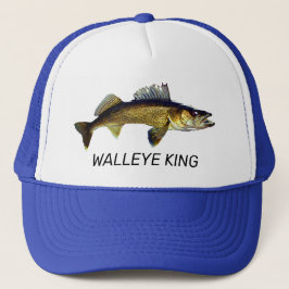 Sombrero de camionero "Walleye King" divertido