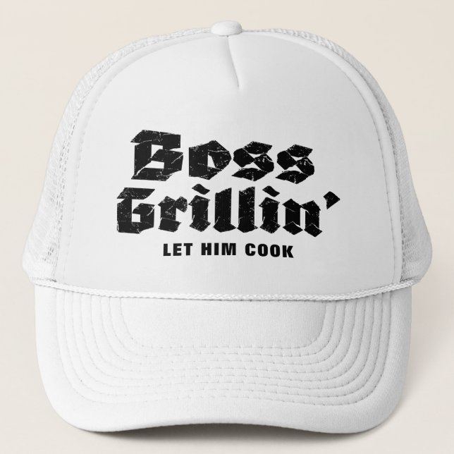 Sombrero de camioneros Boss Grillin (Anverso)