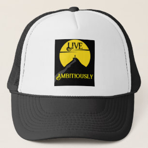 Sombrero de camioneros con ambición en vivo