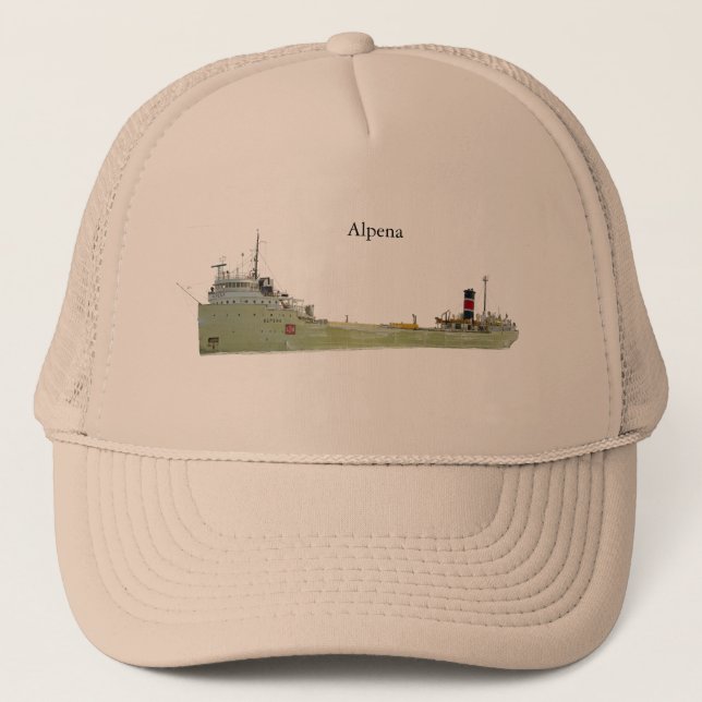 Sombrero de camioneros de Alpena (Anverso)