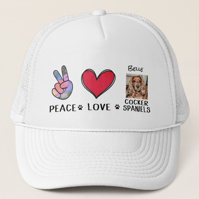 Sombrero de camioneros de los amantes de los perro (Anverso)