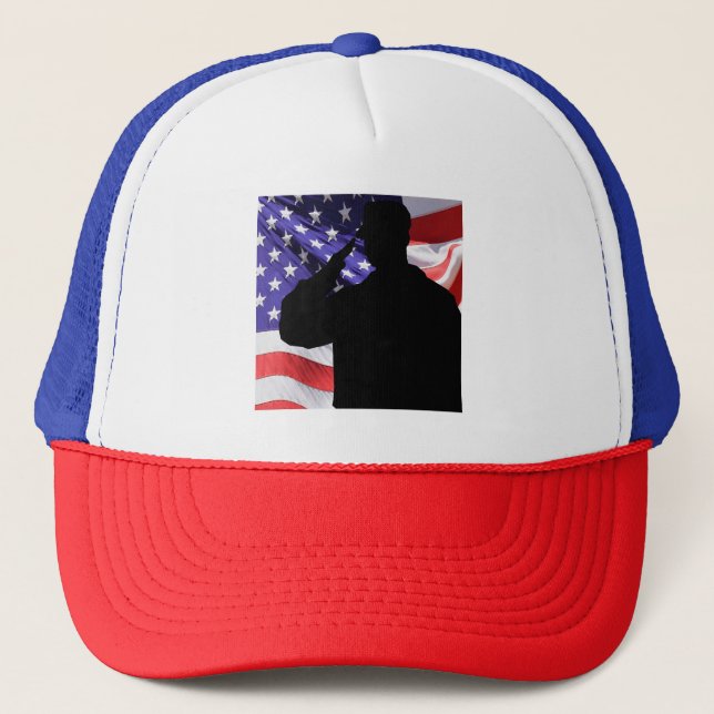 Sombrero de camioneros de saludo en la sombra de l (Anverso)