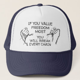 Sombrero de camioneros de Value Freedom Most
