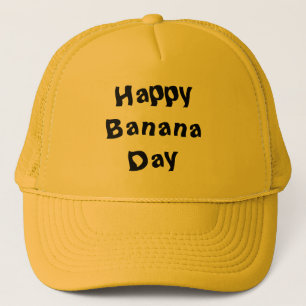 Sombrero de camioneros del Día del Banano Feliz