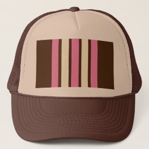 Sombrero de camioneros napolitanos (marrón, rosa y