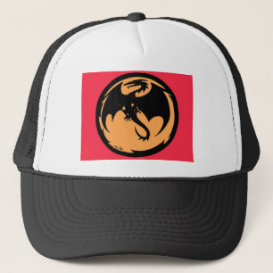 Sombrero de camiones Black Dragon Gold Coral