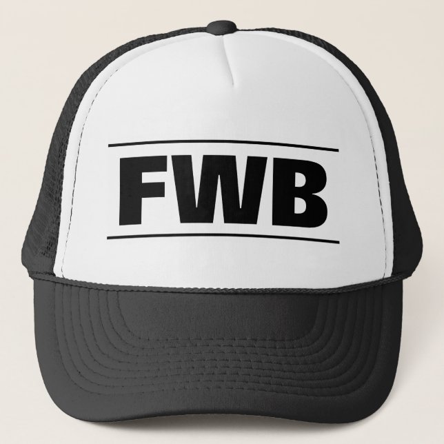 Sombrero de camiones FWB | Significado de amigos c (Anverso)