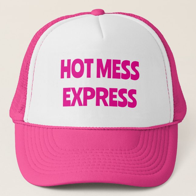 Sombrero de camiones Hot Mess (Anverso)
