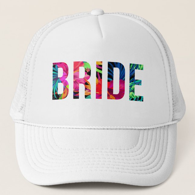 Sombrero de camiones tropicales BRIDE Hawaii (Anverso)