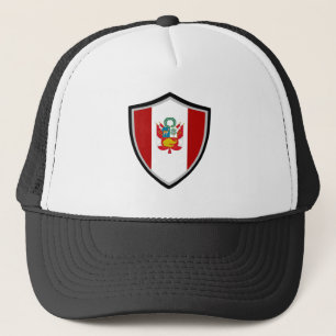 Sombrero de camioneta de la bandera del Perú