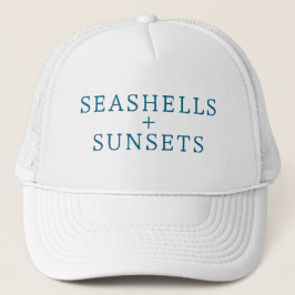 Sombrero de conchas y puestas de sol