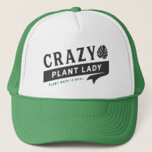 Sombrero de Crazy Plant Lady Trucker