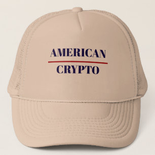 Sombrero de Crypto Trucker americano