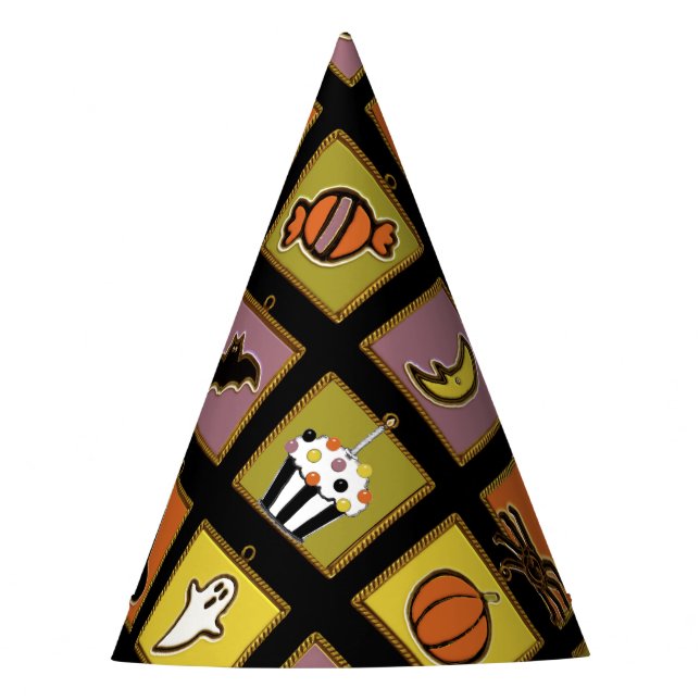 Sombrero de Cumpleaños de Halloween (Anverso)