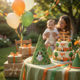 Sombrero de cumpleaños personalizado con temática 