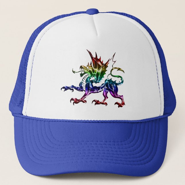 Sombrero de dragón metálico tribal (Anverso)