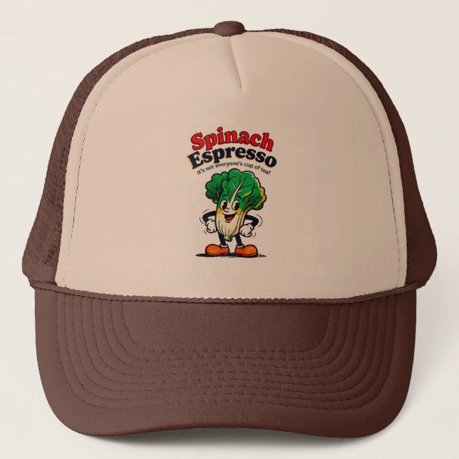 Sombrero de Espresso de Espinacas (Anverso)