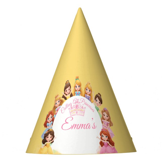 Sombrero de fiesta de cumpleaños infantil personal (Anverso)