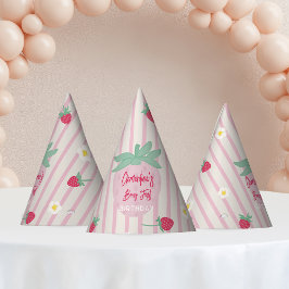 Sombrero de fiesta de cumpleaños número uno con te