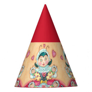 Sombrero de fiesta de la familia de mariquitas beb