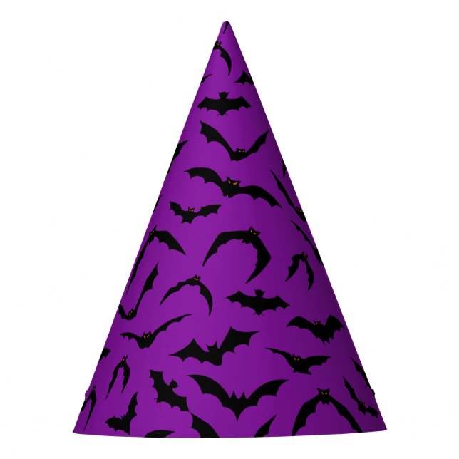 Sombrero de fiesta de murciélagos de Halloween (Anverso)