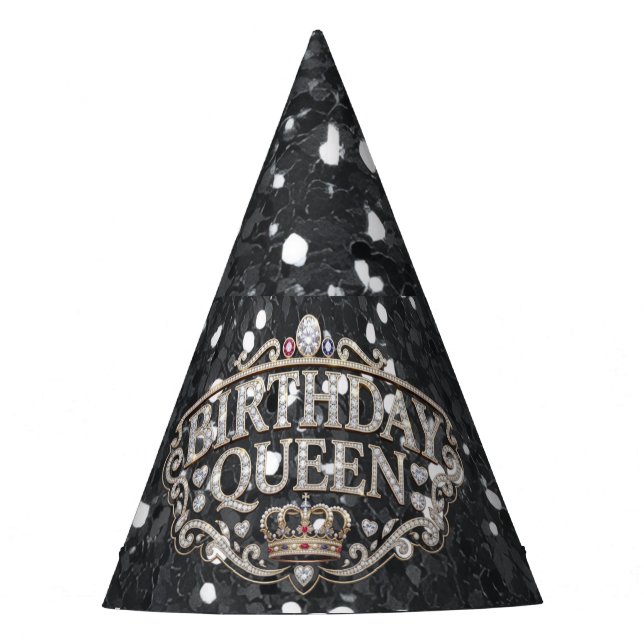 Sombrero de fiesta de reina de cumpleaños (Anverso)