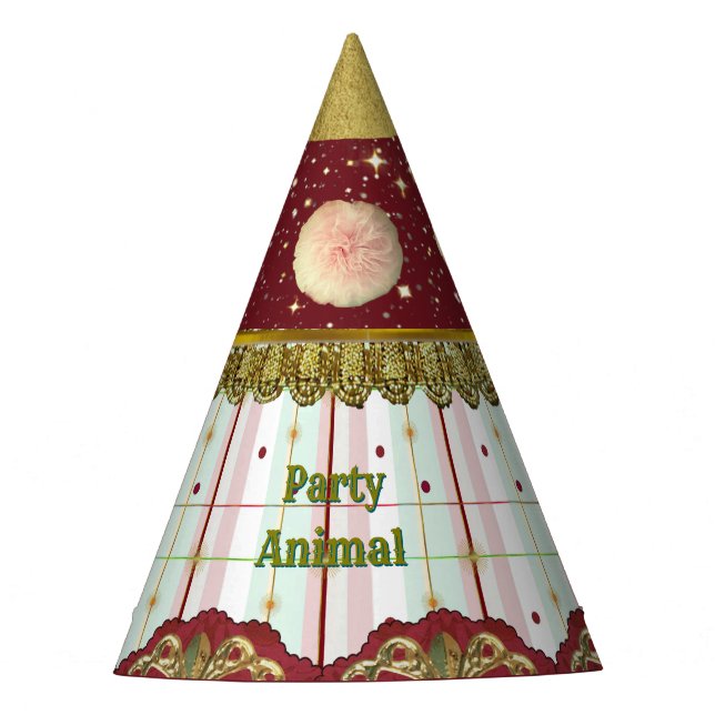 Sombrero de Fiesta del Carnaval del Circo Retro -  (Anverso)