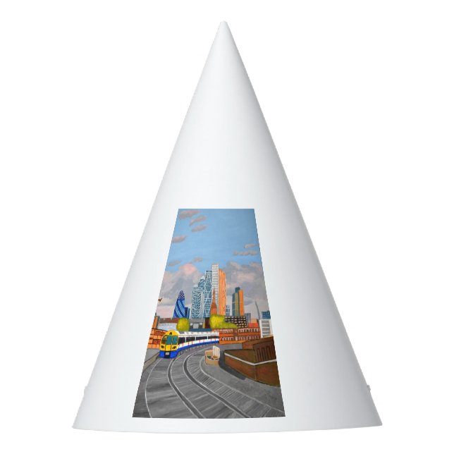 Sombrero de fiesta del tren de Londres  (Anverso)