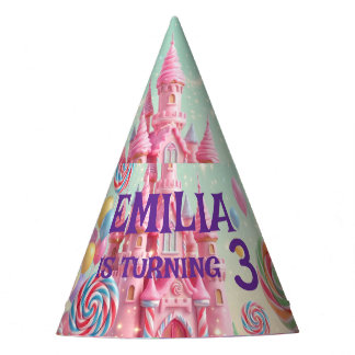 Sombrero de fiesta personalizado Pastel Candyland