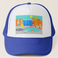 Sombrero de Fiesta Retro Pool