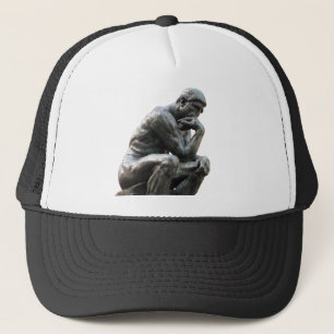 Sombrero de gorra de pensar - pensador de Rodin