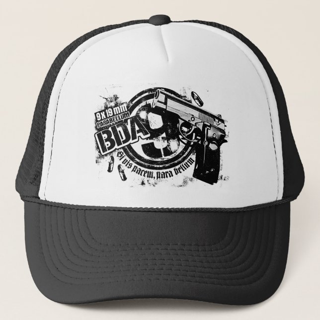Sombrero de gorro de camión BDA 9 (Anverso)