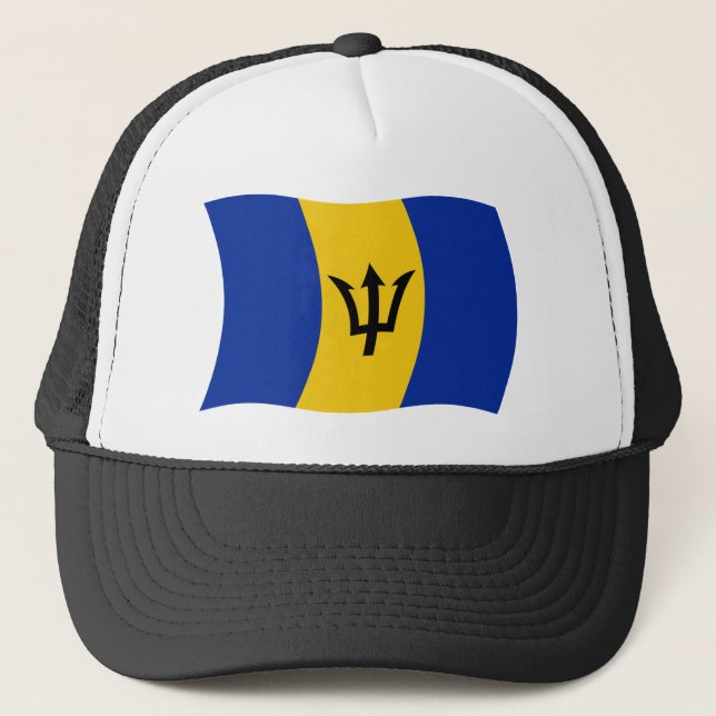 Sombrero de la bandera de Barbados (Anverso)