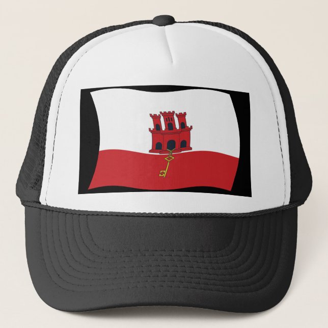 Sombrero de la bandera de Gibraltar (Anverso)