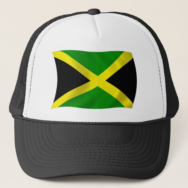 Sombrero de la bandera de Jamaica (Anverso)
