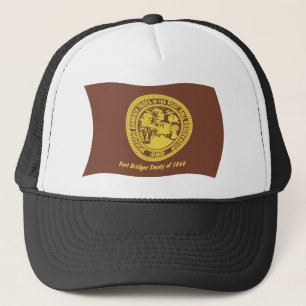 Sombrero de la Bandera de las Tribus Shoshone Bann