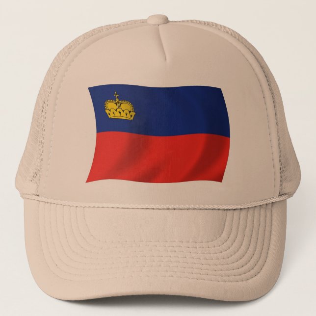 Sombrero de la bandera de Liechtenstein (Anverso)