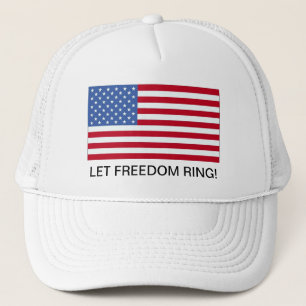 Sombrero de la libertad de la bandera americana de