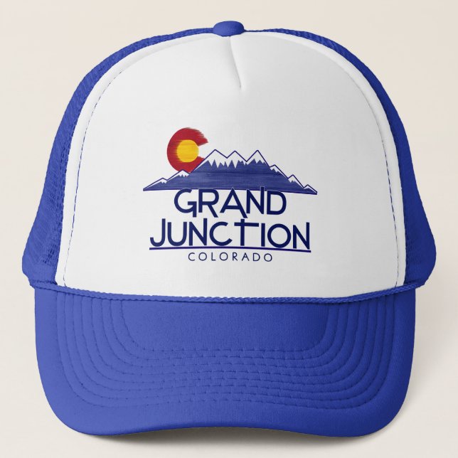 Sombrero de madera de montañas Grand Junction Colo (Anverso)